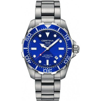 Men's Certina DS Action Diver Automatic Watch C0134071104100