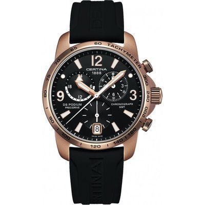 Mens Certina DS Podium GMT Precidrive Chronograph Watch C0016399705704