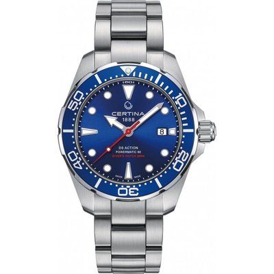 Men's Certina DS Action Diver Powermatic 80 Automatic Watch C0324071104100