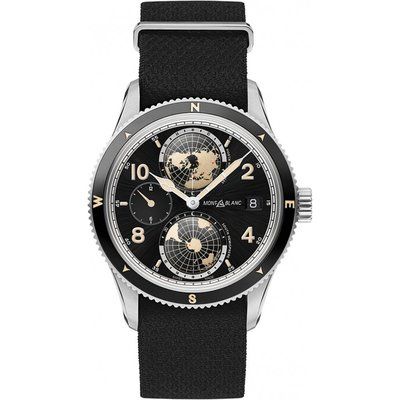Men's Montblanc 1858 Geosphere World Timer Automatic Watch 117837