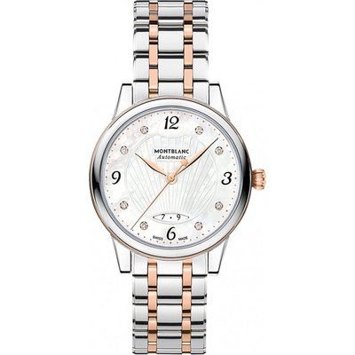 Ladies Montblanc Boheme 28mm Date Automatic Diamond Watch 119098