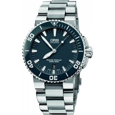 Men's Oris Aquis Date Automatic Watch 0173376534155-0782601PEB