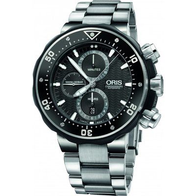 Men's Oris ProDiver Set Titanium Automatic Chronograph Watch 0177476837154-SET