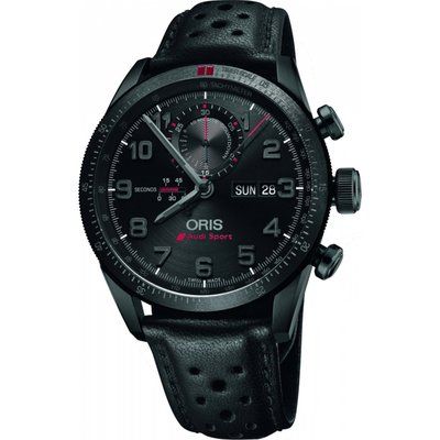 Mens Oris Audi Sport Limited Edition II Automatic Chronograph Watch 0177876617784-SETLS