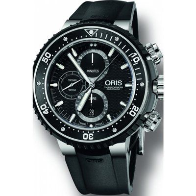 Mens Oris Pro Diver Automatic Chronograph Watch 0177477277154-SET