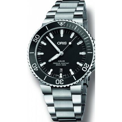 Men's Oris Aquis Automatic Watch 0173377304154-0782405PEB