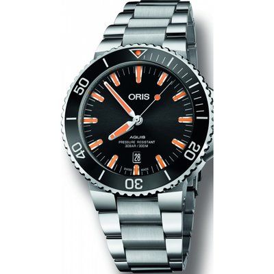 Men's Oris Aquis Automatic Watch 0173377304159-0782405PEB