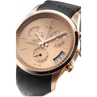 Mens Calvin Klein Limited Edition Chronograph Watch K2247229