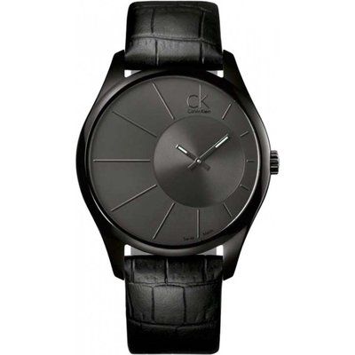 Mens Calvin Klein Deluxe Black Collection Watch K0S21402