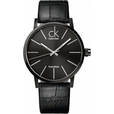 Mens Calvin Klein Post Minimal Black Collection Watch K7621401