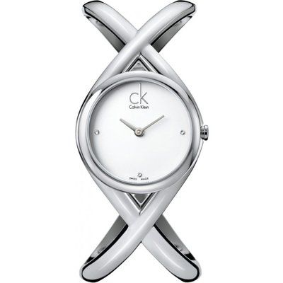 Ladies Calvin Klein Enlace Diamond Watch K2L23126