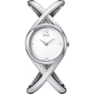 Ladies Calvin Klein Enlace Small Diamond Watch K2L24126