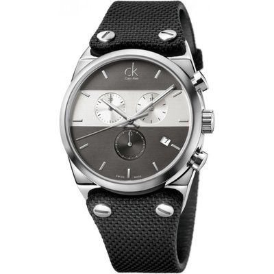 Men's Calvin Klein Eager Chronograph Watch K4B371B3