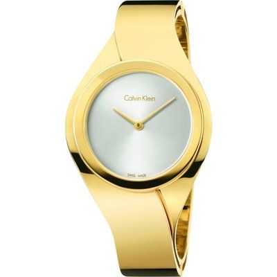 Ladies Calvin Klein Senses Small Bangle Watch K5N2S526