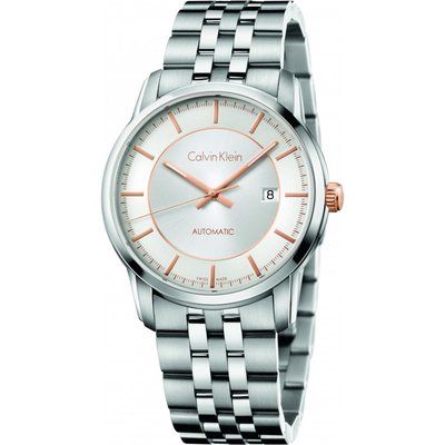 Mens Calvin Klein Infinity Automatic Watch K5S34B46