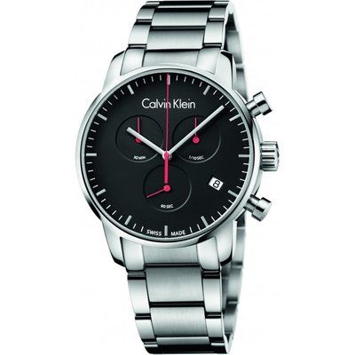 Men's Calvin Klein City Polished Chronograph Watch K2G27141