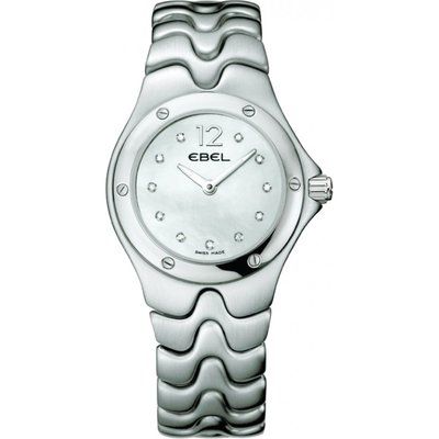 Ladies Ebel Sportwave Diamond Watch 1215042