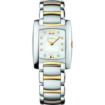 Ladies Ebel Brasilia 18ct Gold Diamond Watch 1215892
