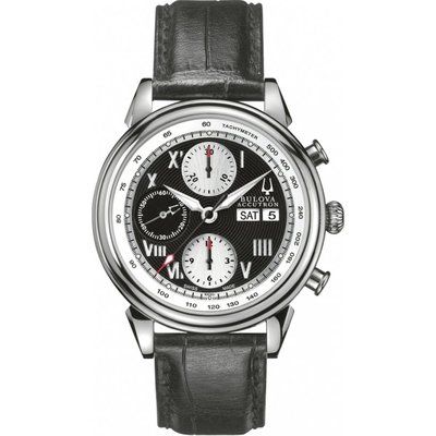 Men's Bulova Accutron Gemini Automatic Chronograph Watch 63C011