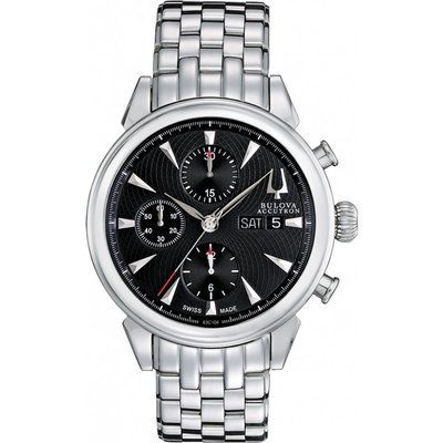 Men's Bulova Accutron Gemini Automatic Chronograph Watch 63C106