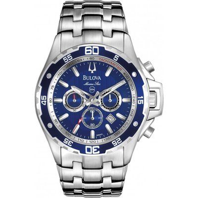 Men's Bulova Marine Star Chronograph Watch 98B163