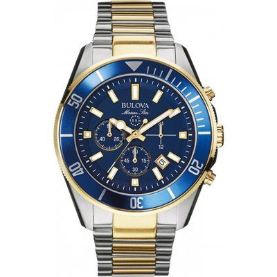 Men's Bulova Marine Star Chronograph Watch 98B230