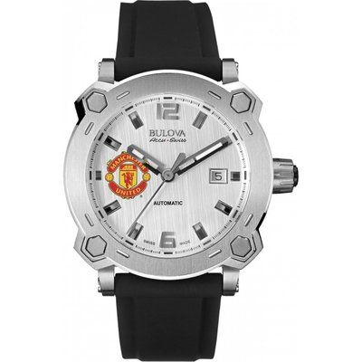 Men's Bulova AccuSwiss Percheron Manchester United Special Edition Automatic Watch 63B195
