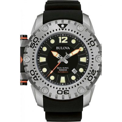 Men's Bulova Sea King Limited Edition Titanium Automatic Watch 96B226