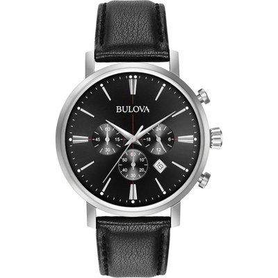 Men's Bulova Aerojet Chronograph Watch 96B262