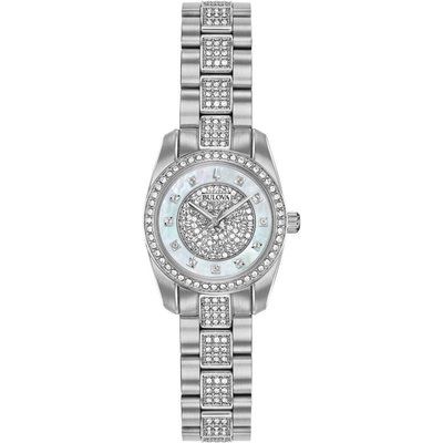 Ladies Bulova Crystal Watch 96L253