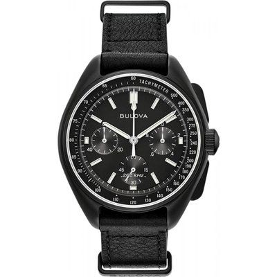 Mens Bulova Special Edition Lunar Pilot Chronograph Watch 98A186