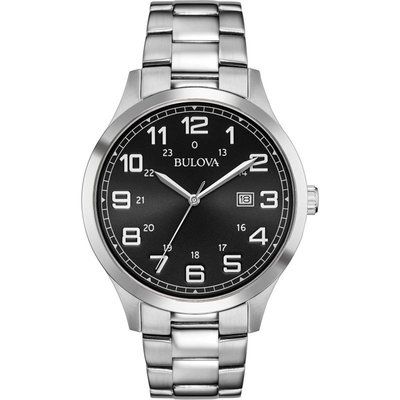 Men's Bulova Quartz Essentials Stainless Steel Watch 96B274