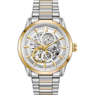 Men's Bulova Mechanical Automatic Stainless Steel Watch 98A214