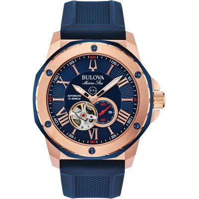 Men's Bulova Mechanical Marine Star Watch 98A227