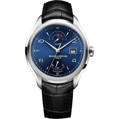 Mens Baume & Mercier Clifton Automatic GMT Watch M0A10316
