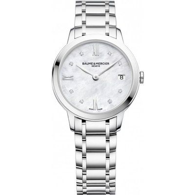 Ladies Baume & Mercier Classima Diamond Watch M0A10326