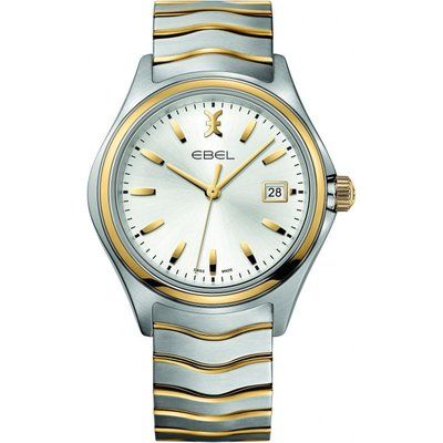 Mens Ebel New Wave 18ct Gold Watch 1216202