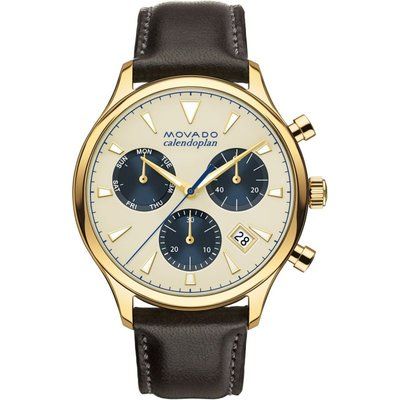 Men's Movado Heritage Series Calendoplan Chronograph Watch 3650007