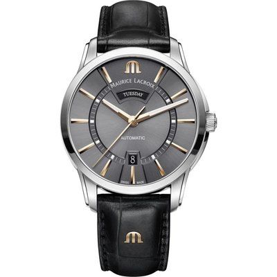 Men's Maurice Lacroix Pontos Day-Date Automatic Watch PT6358-SS001-331-1