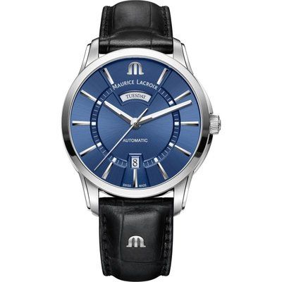 Mens Maurice Lacroix Pontos Day-Date Automatic Watch PT6358-SS001-430-1