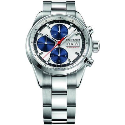Mens Louis Erard Heritage Sport Automatic Chronograph Watch 78104AA11.BMA22
