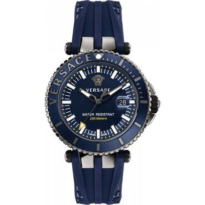 Men's Versace V-Race Diver Watch VAK020016