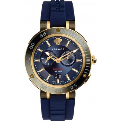 Mens Versace V-Extreme Pro Dual Time Watch VCN010017