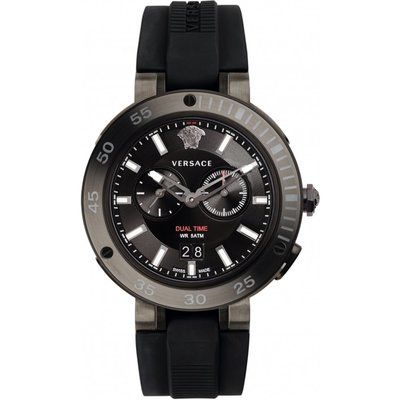 Mens Versace V-Extreme Pro Dual Time Watch VCN020017