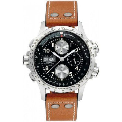 Men's Hamilton Khaki X-Wind Automatic Chronograph Watch H77616533