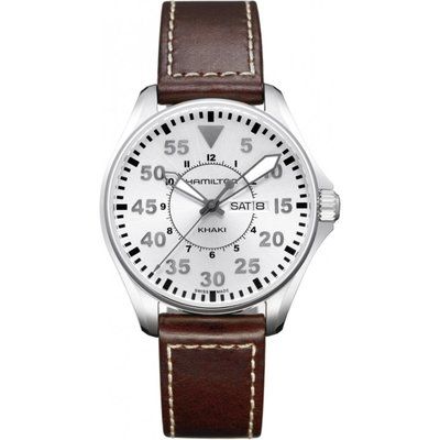 Men's Hamilton Khaki Pilot Quartz 42mm Watch H64611555
