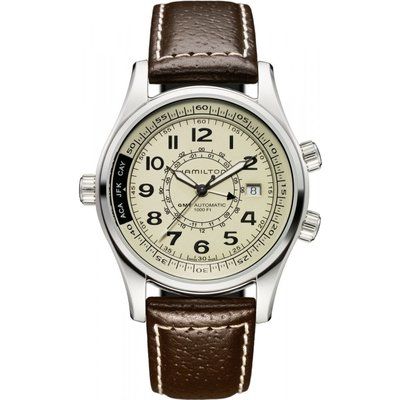 Mens Hamilton Khaki UTC Automatic Watch H77525553