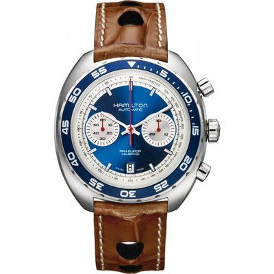Mens Hamilton Pan Europ Limited Edition Automatic Chronograph Watch H35716545