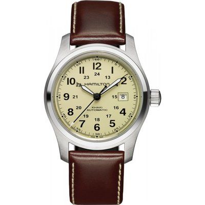 Mens Hamilton Khaki Field 42mm Automatic Watch H70555523