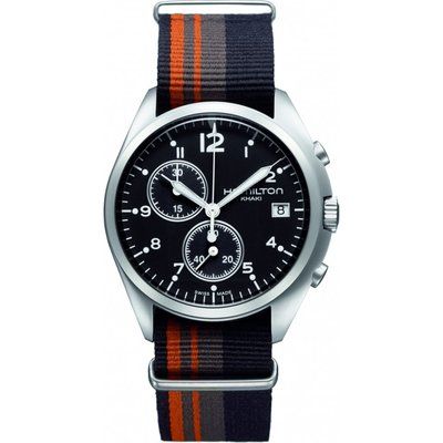 Mens Hamilton Khaki Pilot Pioneer Chronograph Watch H76552933